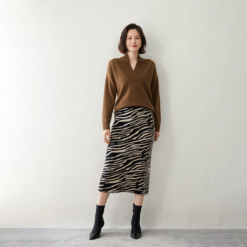 Womens Bottoms |  Absmeraa Zebra Slip Skirt Bottoms Bottoms