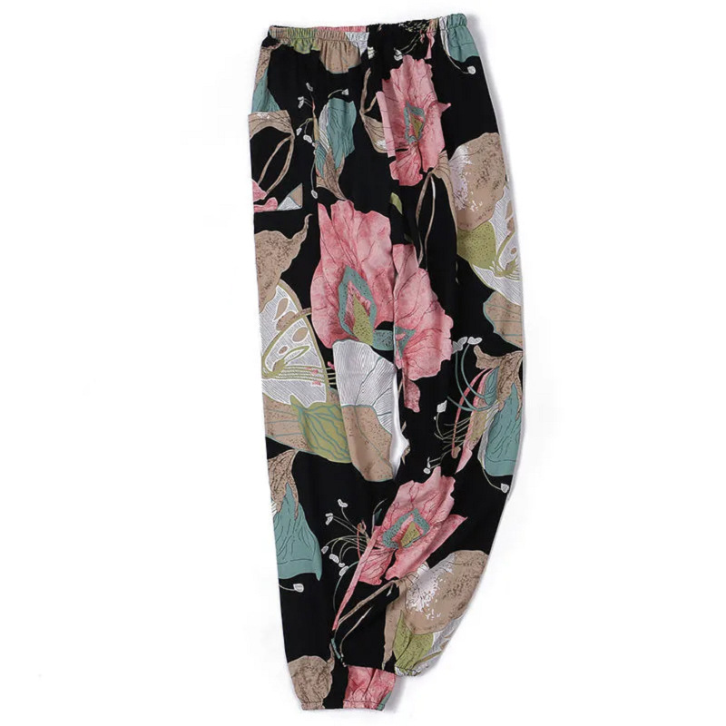 Womens Bottoms |  Anisa Floral Corduroy Joggers Bottoms Bottoms