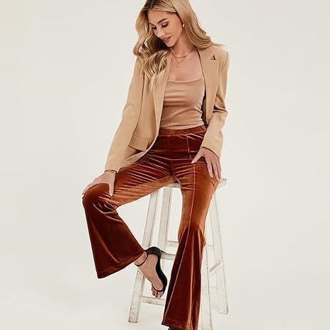 Womens Bottoms |  C'Est La Vie Velvet Wide Leg Pants Bottoms Bottoms