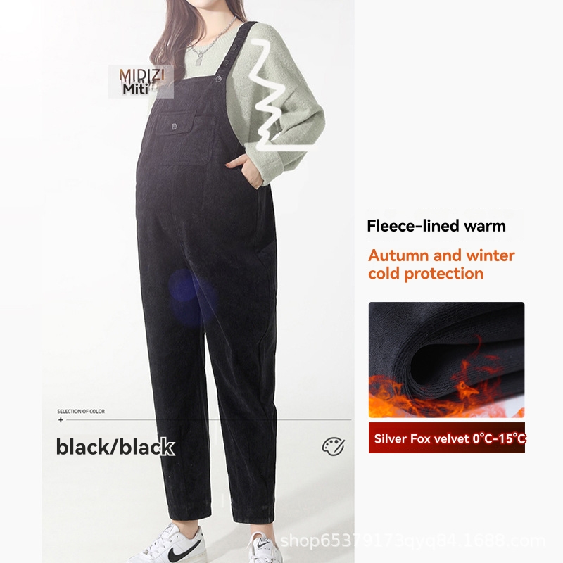 Womens Bottoms |  Cross-Front Corduroy Overalls Bottoms Bottoms