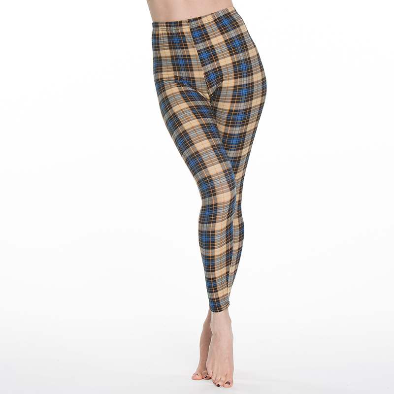 Womens Bottoms |  Fashion To Figure – Matilda Plaid Ponte Knit Leggings Bottoms Bottoms