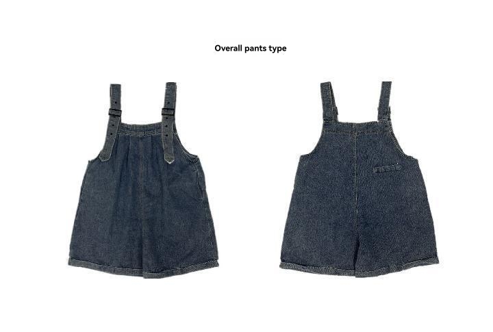 Womens Bottoms |  Patch-Pocket Denim Shortalls Bottoms Bottoms