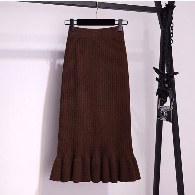 Womens Bottoms |  Pauline Midi Sweater Skirt Bottoms Bottoms