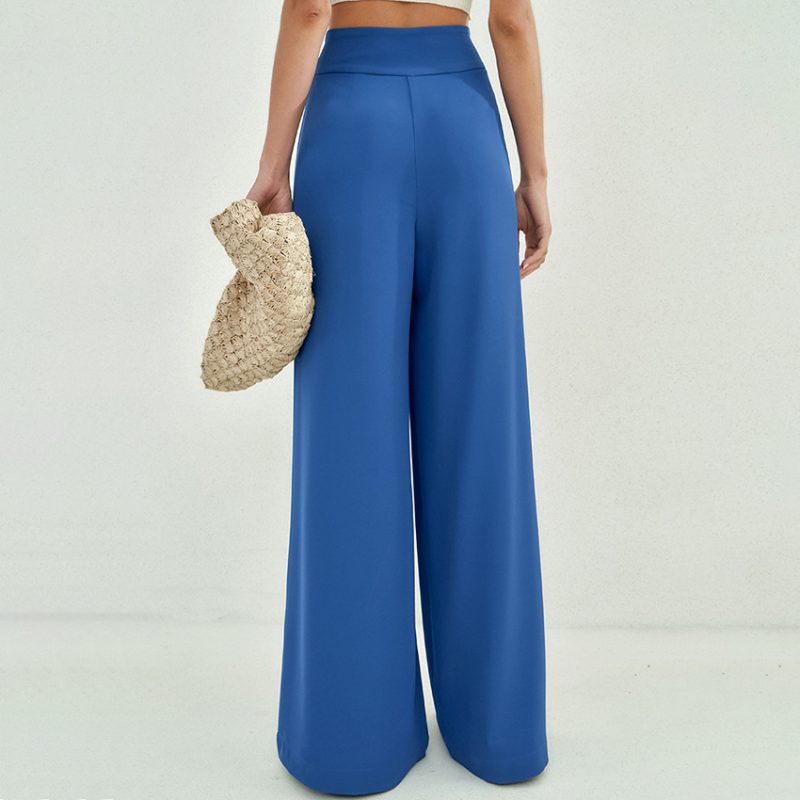 Womens Bottoms |  Petite Ponte Pull On Palazzo Crop Pant Bottoms Bottoms