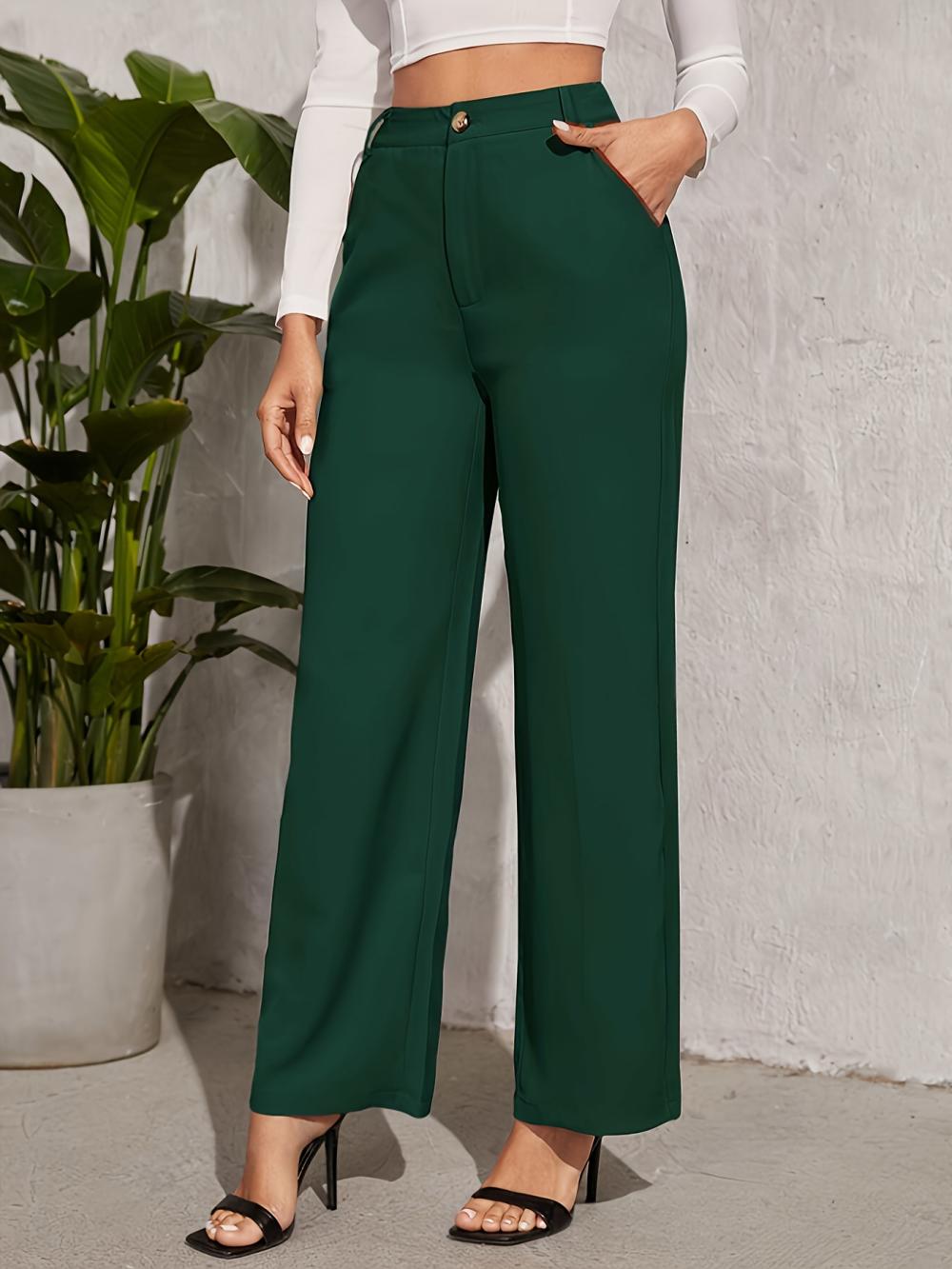 Womens Bottoms |  Plus Essential High Rise Wide Leg Pants Bottoms Bottoms