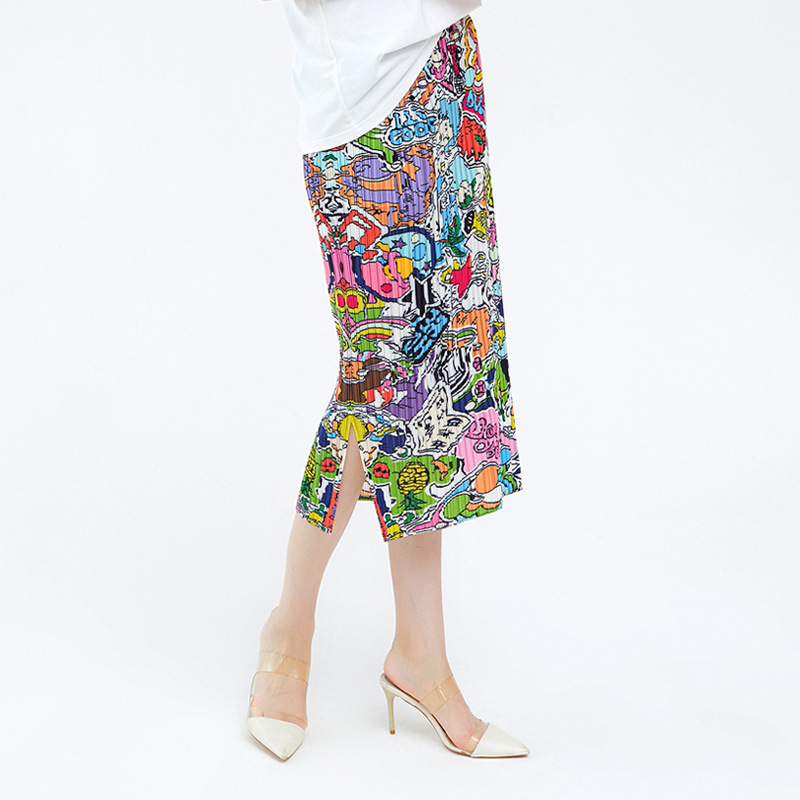 Womens Bottoms |  Ruched Midi Slit Skirt Bottoms Bottoms