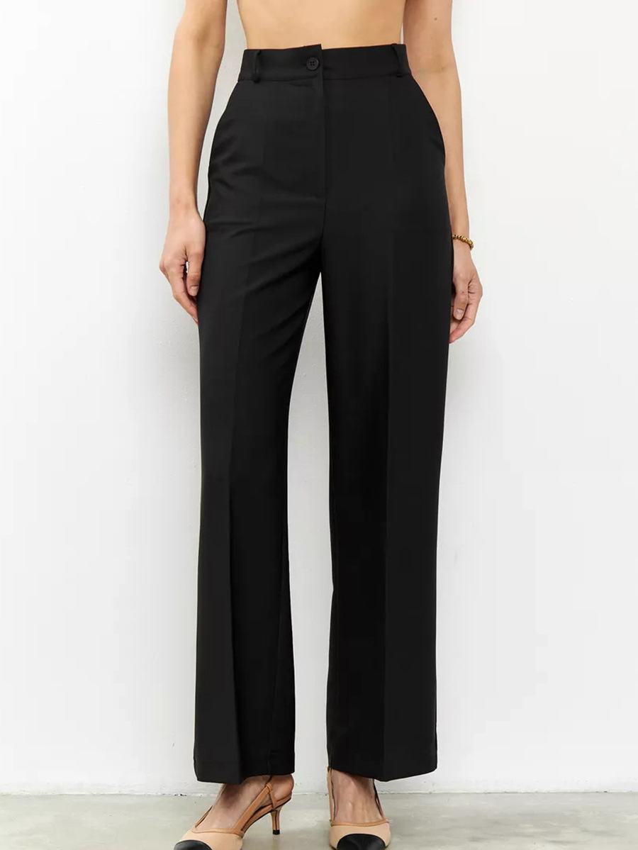 Womens Bottoms |  Seamed Straight-Leg Pant – Fit To Flatter Bottoms Bottoms