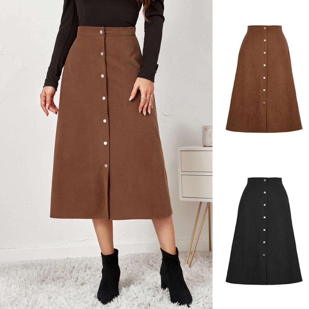 Womens Bottoms |  Super High-Rise Button-Front Pencil Skirt – Fit To Flatter Bottoms Bottoms