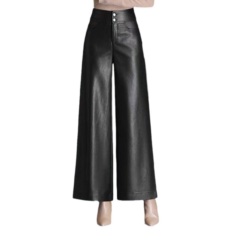 Womens Bottoms |  The Colette Cropped Vegan Leather Pants Bottoms Bottoms