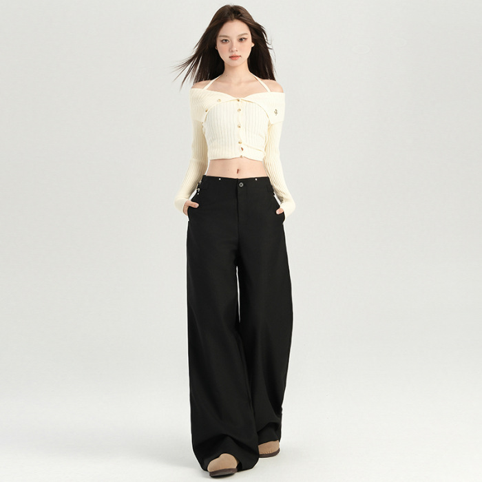 Womens Bottoms |  The Colette Ponte Pants Bottoms BLACK