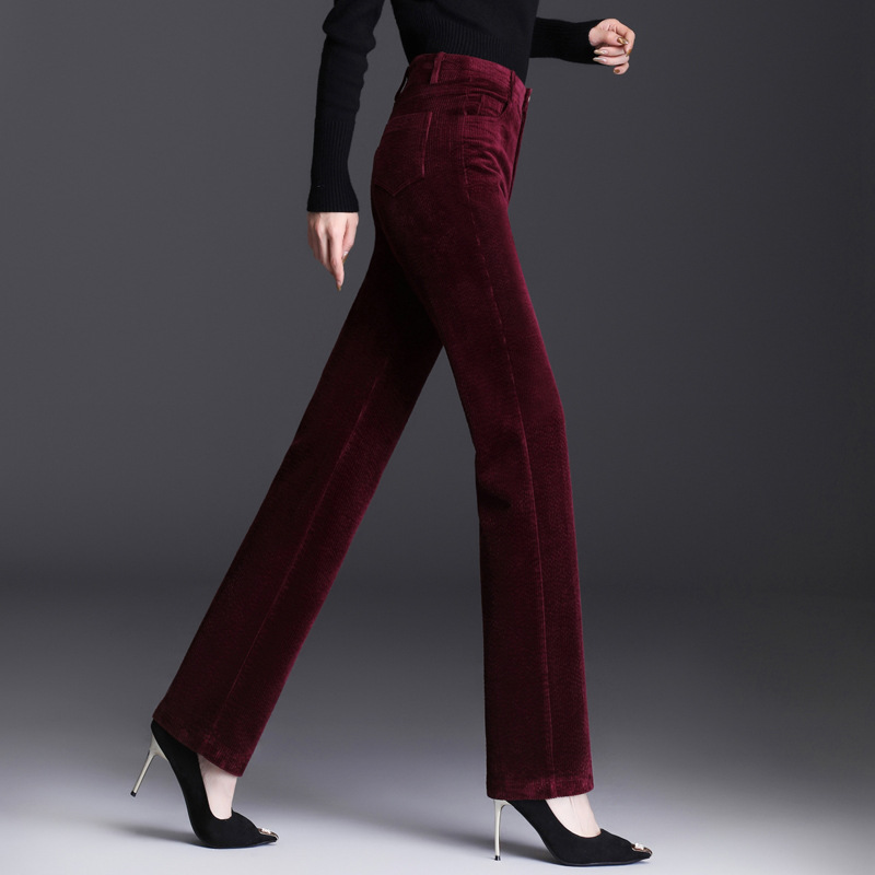 Womens Bottoms |  The Naomi Velvet Trousers Bottoms Bottoms