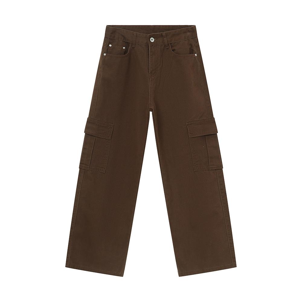 Womens Bottoms |  Wide Leg Cargo Chino Bottoms Bottoms