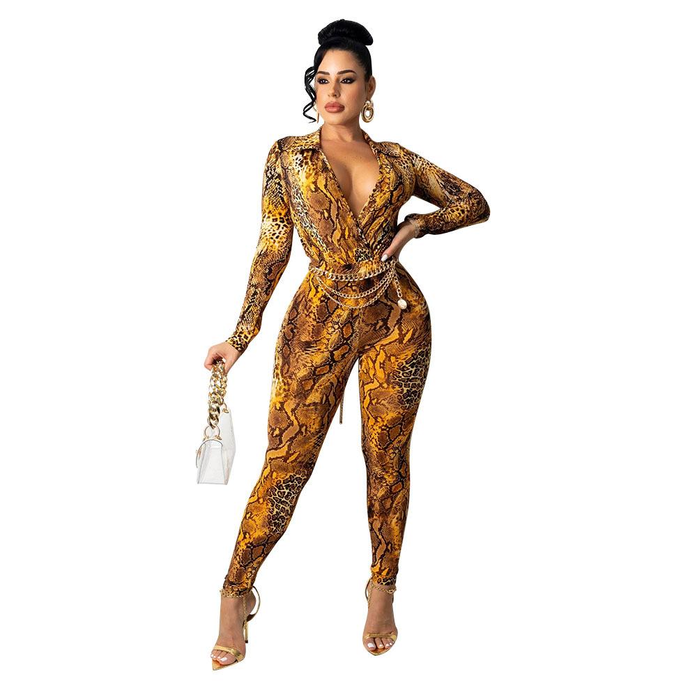 Womens Dresses & Jumpsuits |  Long Sleeve Snake Print Mini Dress Clothing Dresses & Jumpsuits