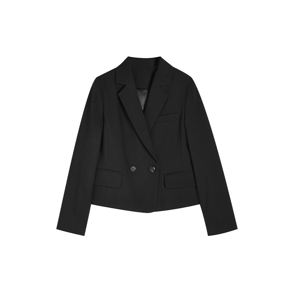 Womens Jackets + Coats |  Betty Double-Breasted Blazer Clothing BLACK & WHITE