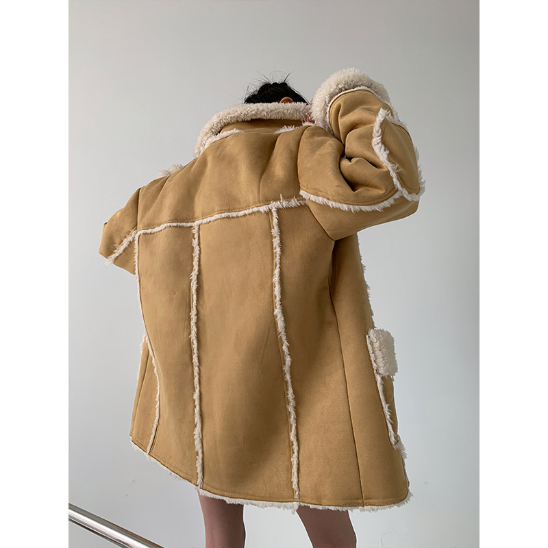 Womens Jackets + Coats |  Hooded Sherpa Coat Clothing Jackets + Coats