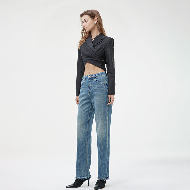 Womens Jeans |  Emilie Straight Leg Jeans Clothing DENIM LIGHT