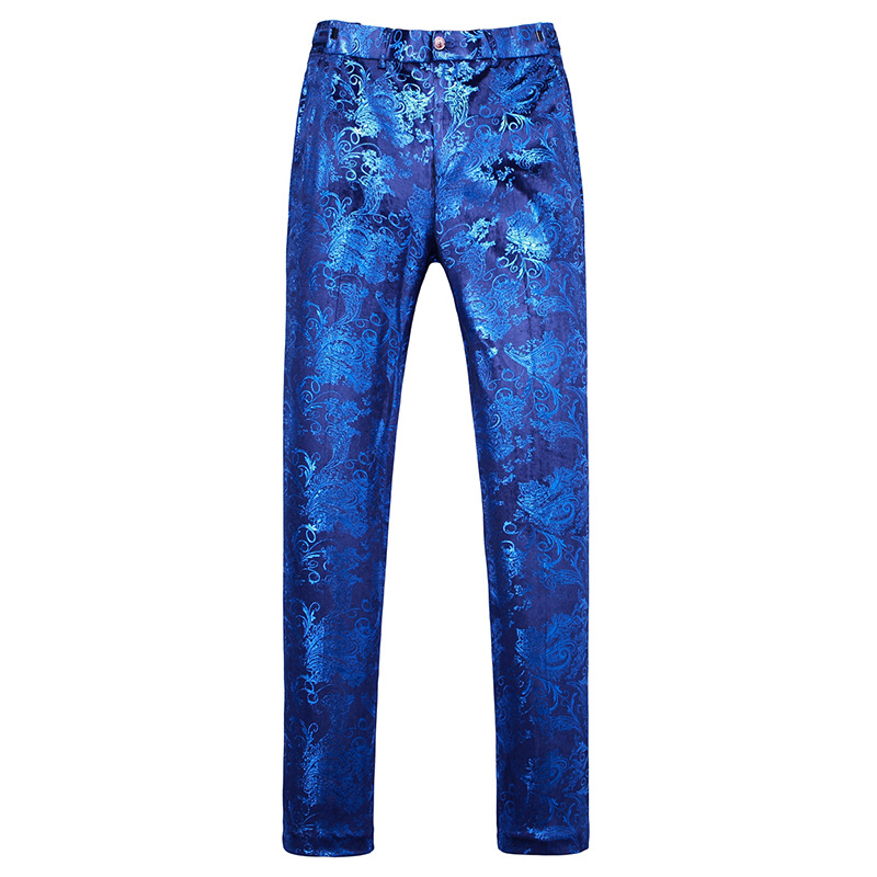 Womens Jeans |  Floral-Printed Straight Jeans Clothing DENIM MEDIUM BLUE