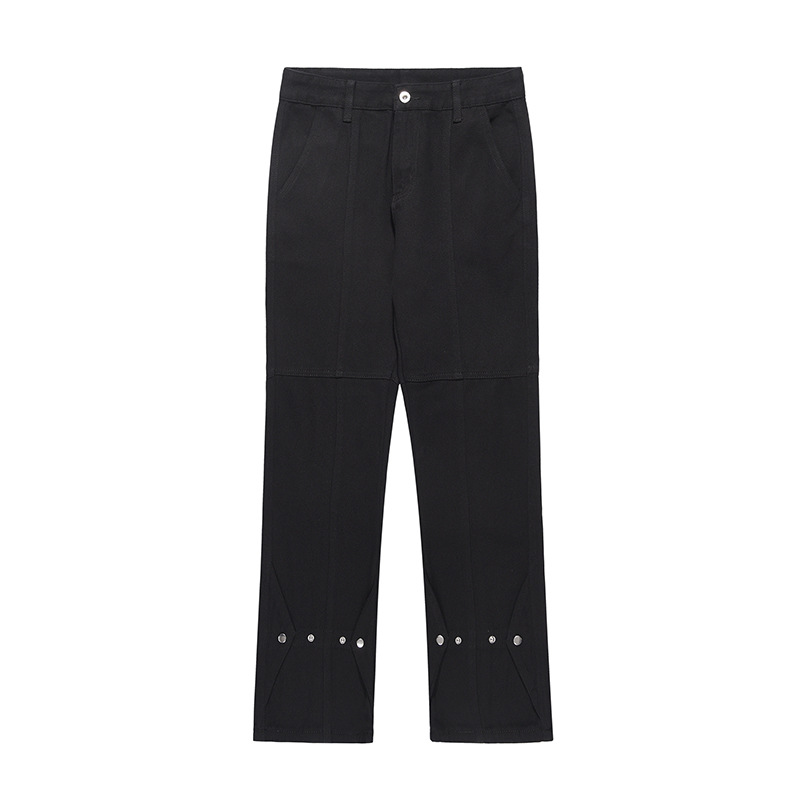 Womens Jeans |  Hoxton Studded Cropped Skinny Jeans Clothing BLACK