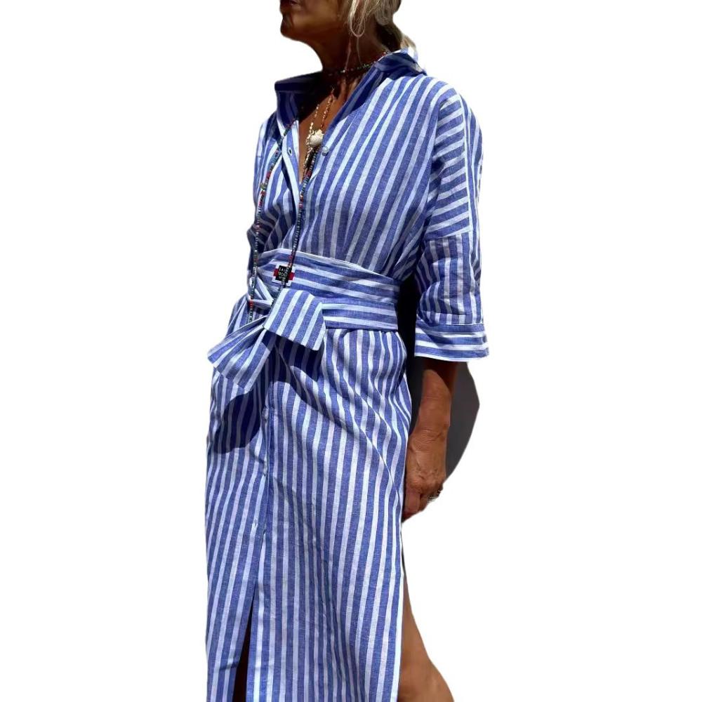 Womens Plus |  Long-Sleeve Sweetheart Midi Dress Clothing BLUE