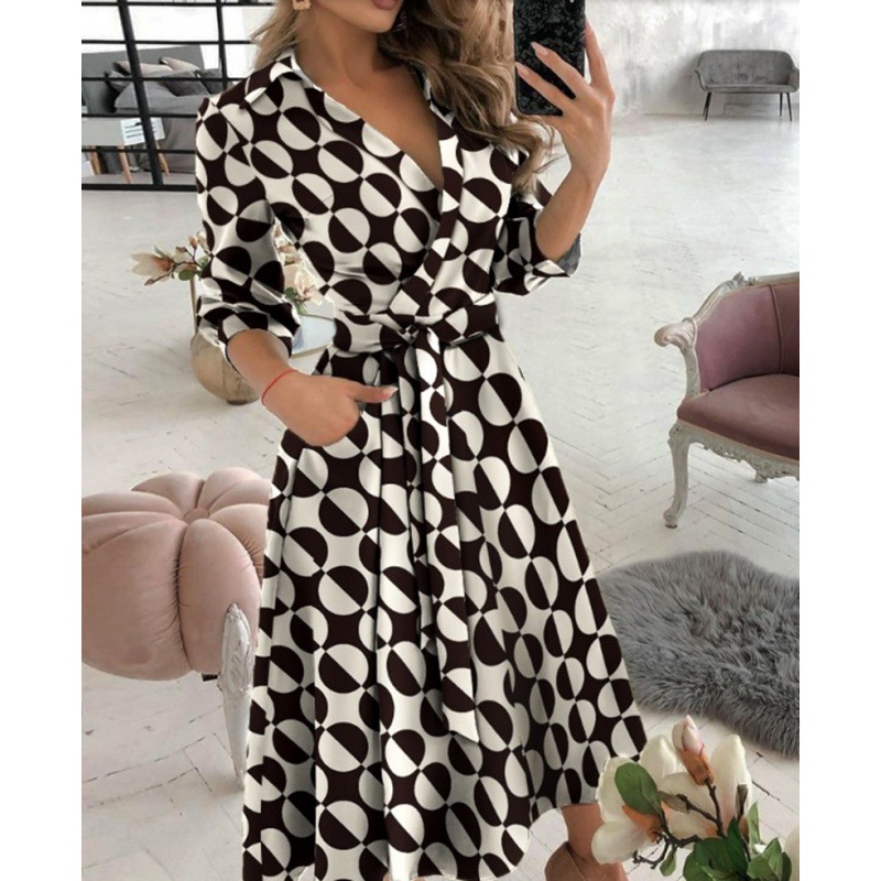 Womens Plus |  Tillie Printed Shirtdress Clothing BLACK & WHITE