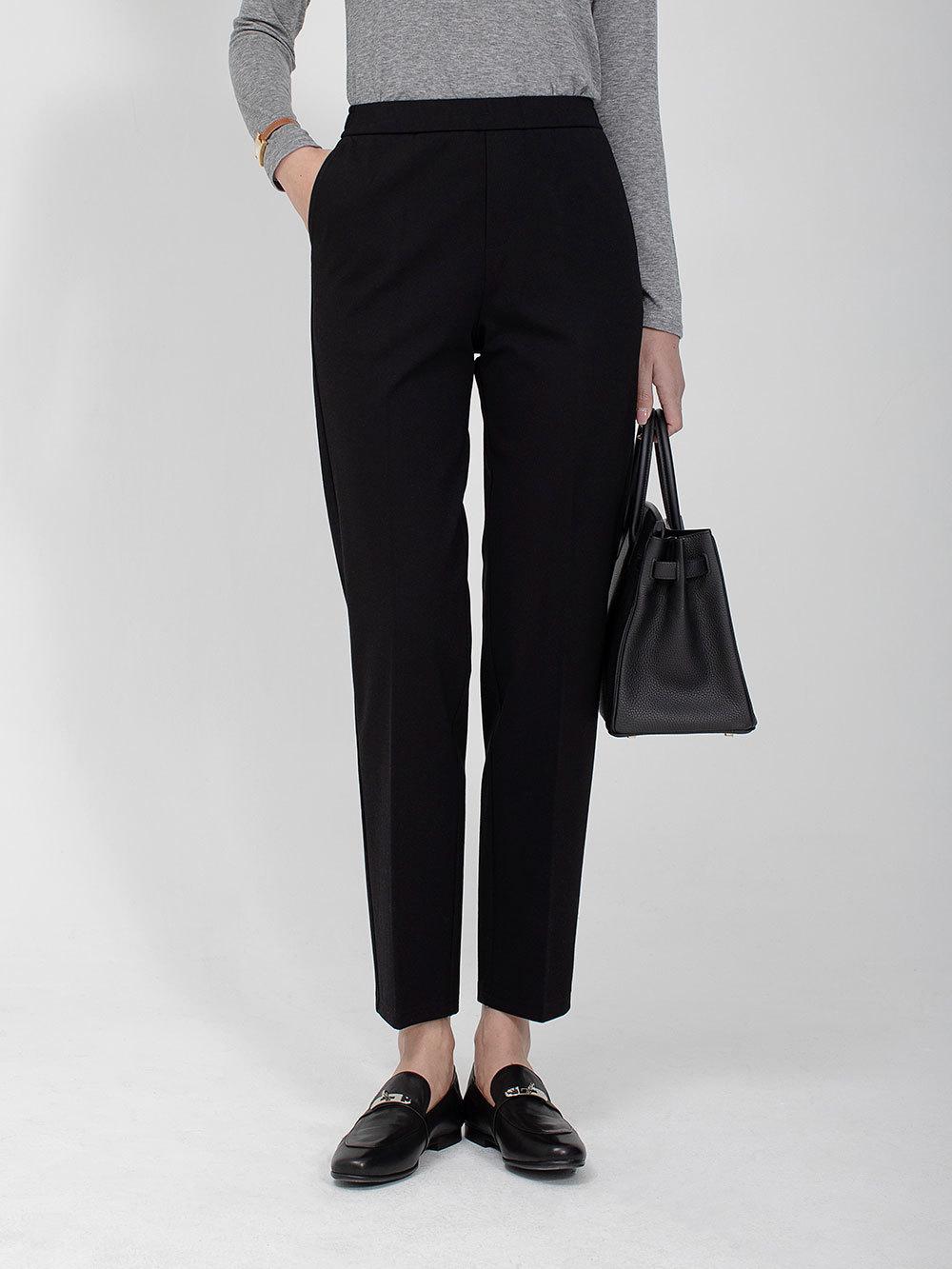 Womens Suiting |  Essential High Rise Straight Leg Classic Suit Pant Bottoms Bottoms