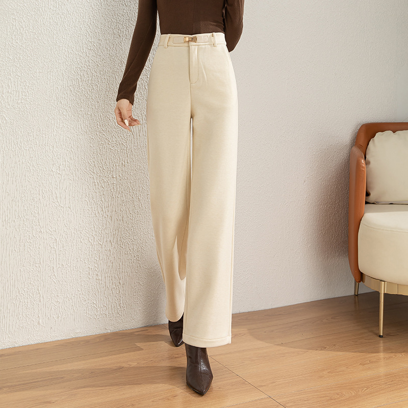 Womens Suiting |  High Rise Straight Leg Pant – Premium Stretch Bottoms Bottoms