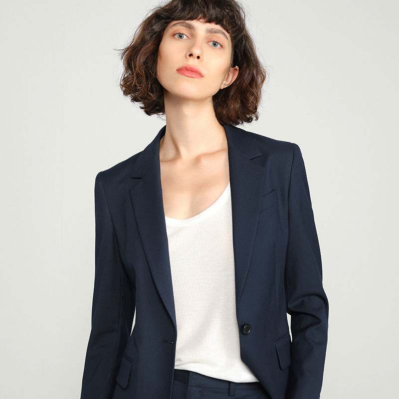 Womens Suiting |  Long Sleeve Peak Lapel Open Blazer Clothing Suiting