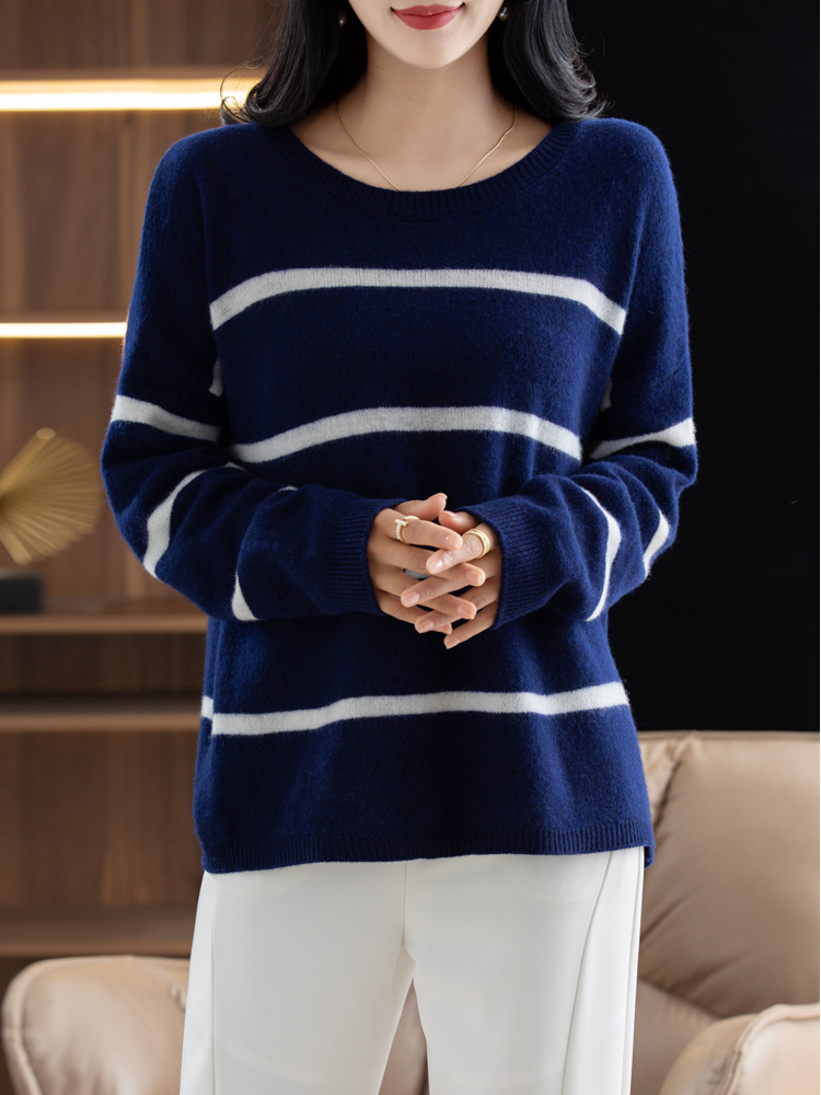 Womens Sweaters + Sweatshirts |  Toni Stripe Sweater Clothing NEUTRAL