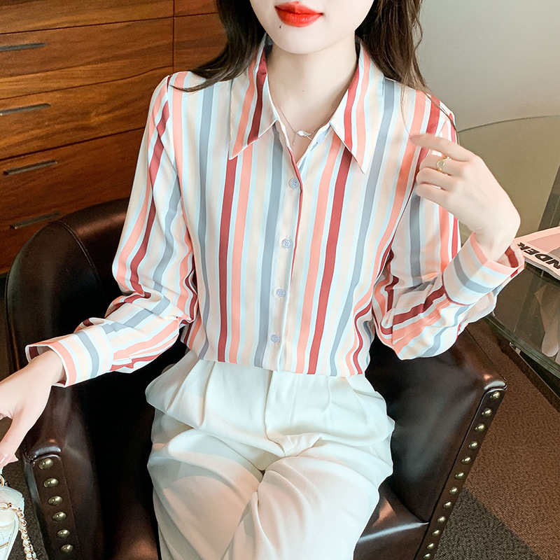 Womens Tops |  Arin Striped Buttondown Shirt Clothing Multi