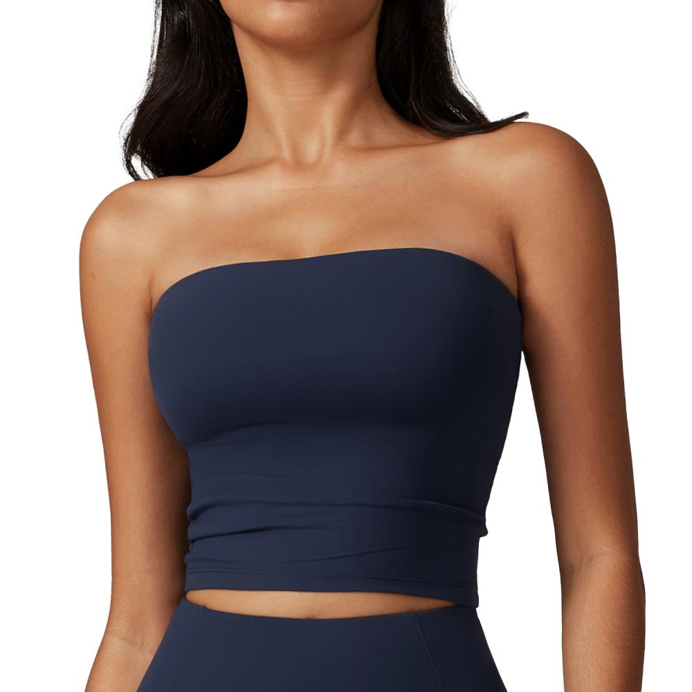 Womens Tops |  Strapless Contour Sweater Tube Top Clothing Tops